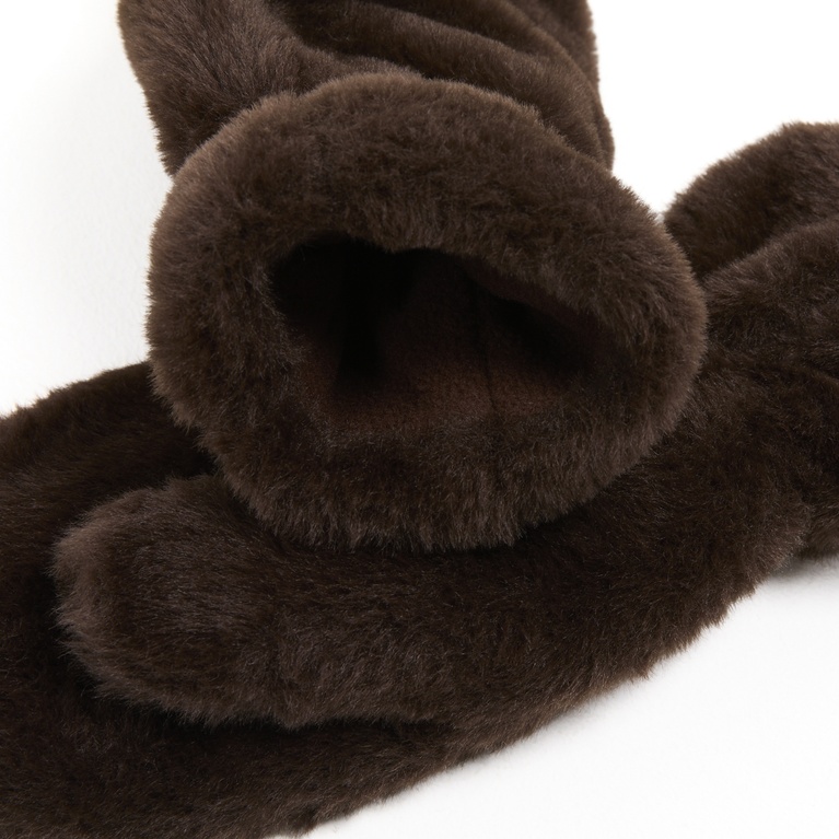 Faux fur mittens "Fideli Thumb"